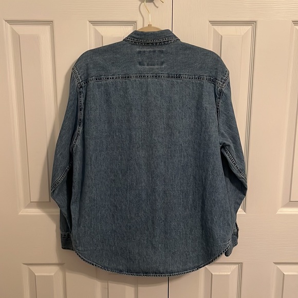 Vintage Levi’s Stonewash Women’s Denim Shirt L - Picture 6 of 6
